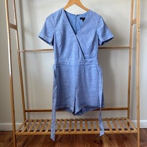 Banana Republic Light Blue Romper
